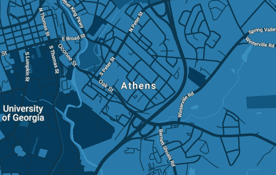 athens map