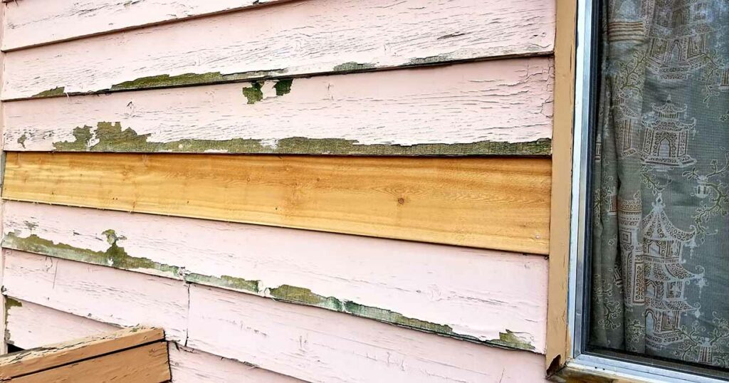 rotten wood siding